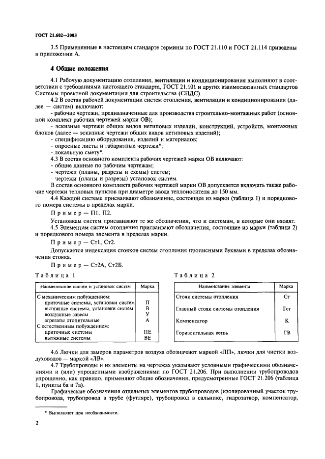 ГОСТ 21.602-2003. Система Проектной Документации Для Строительства.